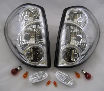 Chrome Rear Lights kit new Mitsubishi L200 07 tail lamp